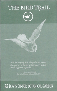 bird trail brochure