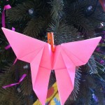 Origami butterfly art