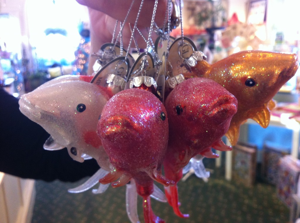 This koi fish were so popular in the Dominion GardenFest of Lights display that people kept asking for them in our shop. So, we ordered them! $9.95 each.