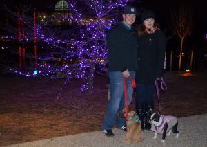 Ruby and Penelope had zero interest in a group picture, there were just so many things to sniff!