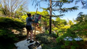 Plein air artist, credit Luke Witt