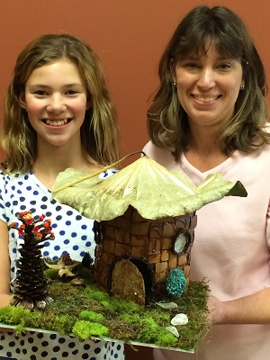 Making Fairy Houses Intermediate Adult/Child Workshop