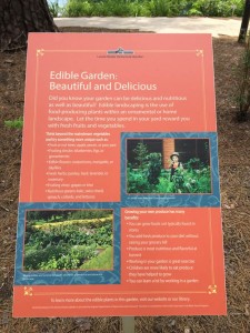 edible garden sign