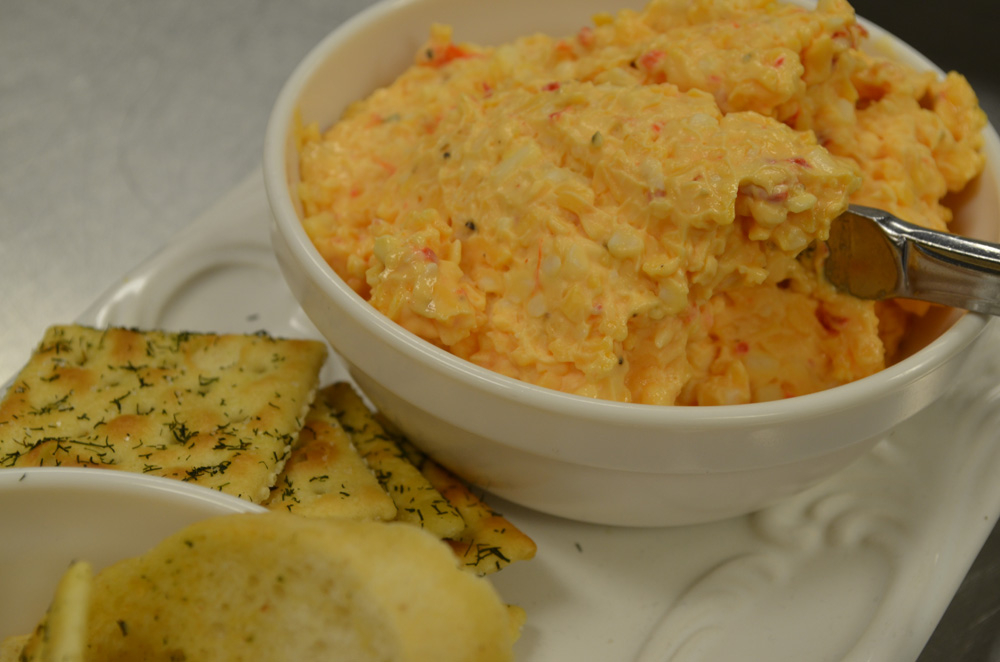 pimento cheese and crackers