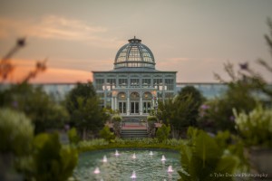 The Conservatory at sunset photo by Tyler Darden