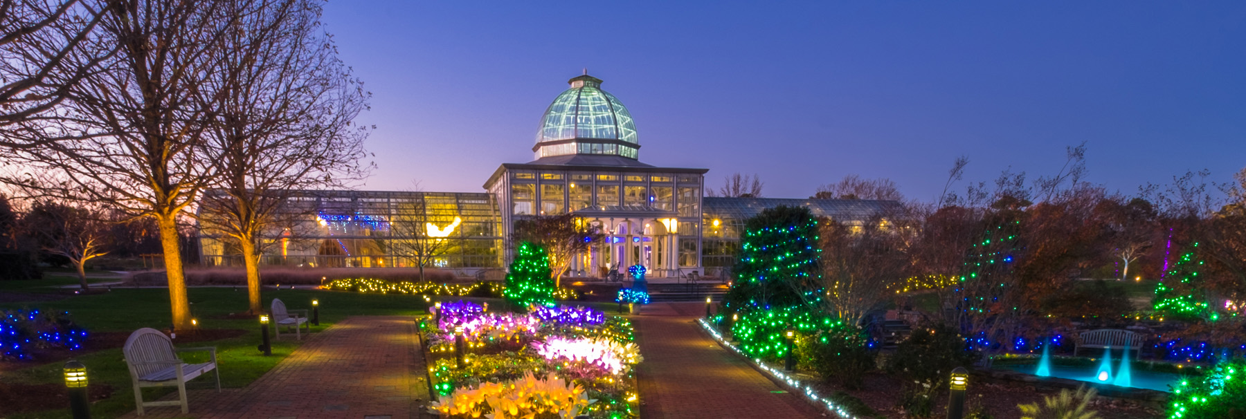 Holiday Lights At Dominion Gardenfest Of Lights At Lewis Ginter