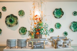 Lovely decor inside of the Robins Tea House. Image by Andrew & Tianna Photography.