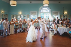 Dancing the night away at the Robins Visitor Center. Image by Don Mears Photography.