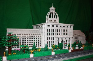The Conservatory in LEGO bricks, created by Robert Clarady