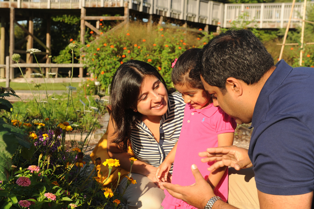 Kids Activities in the Children's Garden are fun and include self-guided activities. photo by Scott Elmquist