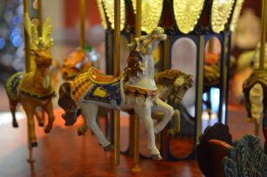 toy carousel in Garden Shop