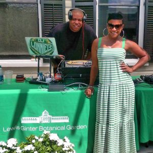 Kelli Lemon and DJ Lonni B at Genworth Free Community Day