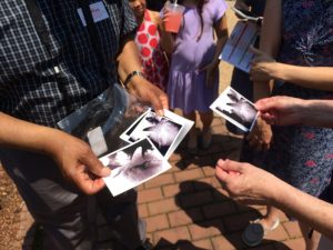 Pinhole photos in print
