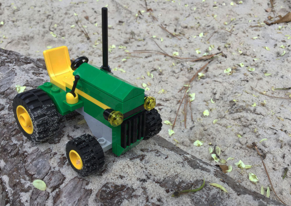 a LEGO® tractor kit makes a fun LEGO®gift