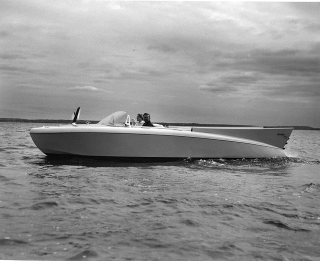 Boat designed by Newton Ancarrow