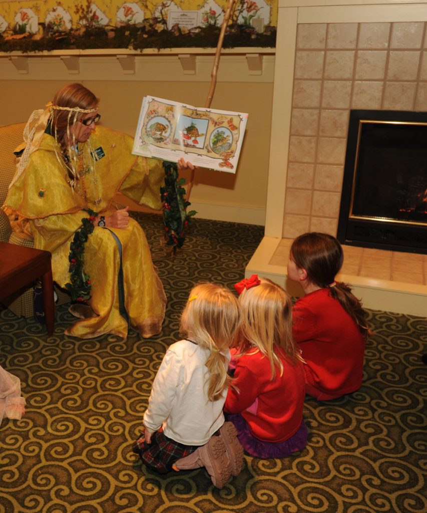 Reading & storytime in the Library