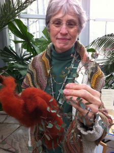 Judith Towers and Dyed wool