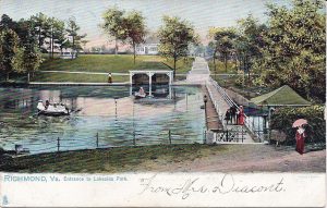 In the summer scene above, visitors enjoyed rowboats and strolling on the dam. This is an undated postcard from the Garden’s Archives. Sadly, we don’t have any images of ice-skaters.