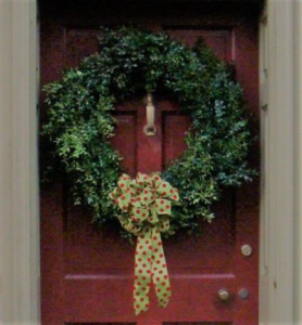 Boxwood wreath