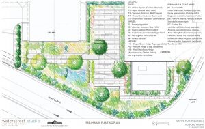 morton native plant garden schematic from waterstreet