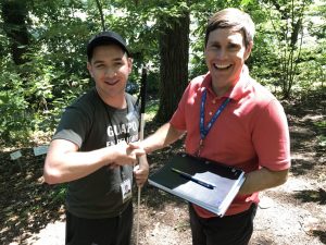 David Palma-Caria who has a vision impairment and Greg Chittum DBVI