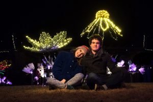 Couple at Dominion Energy GardenFest of Lights Image by Aaron Spicer