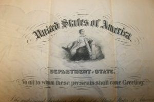 Lewis Ginter's Passport from Lewis Ginter Botanical Garden's archive