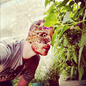 Owl Butterfly wing as an eye -- our Instagram photo contest winner.