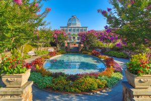 SNAP EBT Discount means adults pay $1 when they show their EBT card. and up to 6 kids are free. El jardín botánico de Lewis Ginter con el Conservatorio. Image by Tom Hennessy