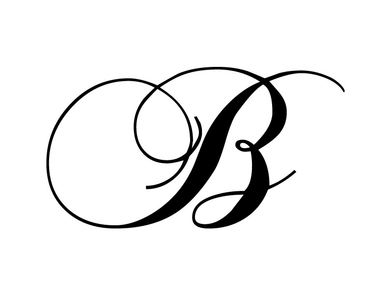Каллиграфическая буква б