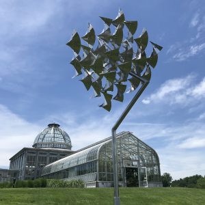 George Sherwood sculpture and Conservatory