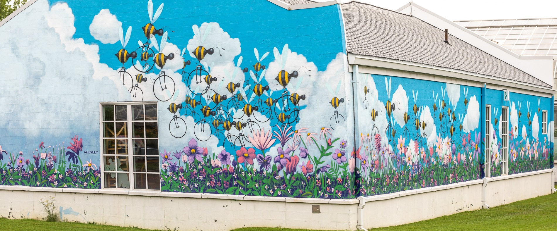 Beecycles Richmond mural by Matt Lively