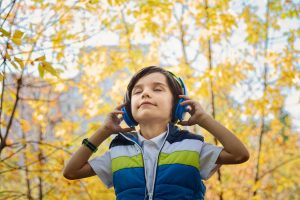 Silent Disco in the forest image by Pexels