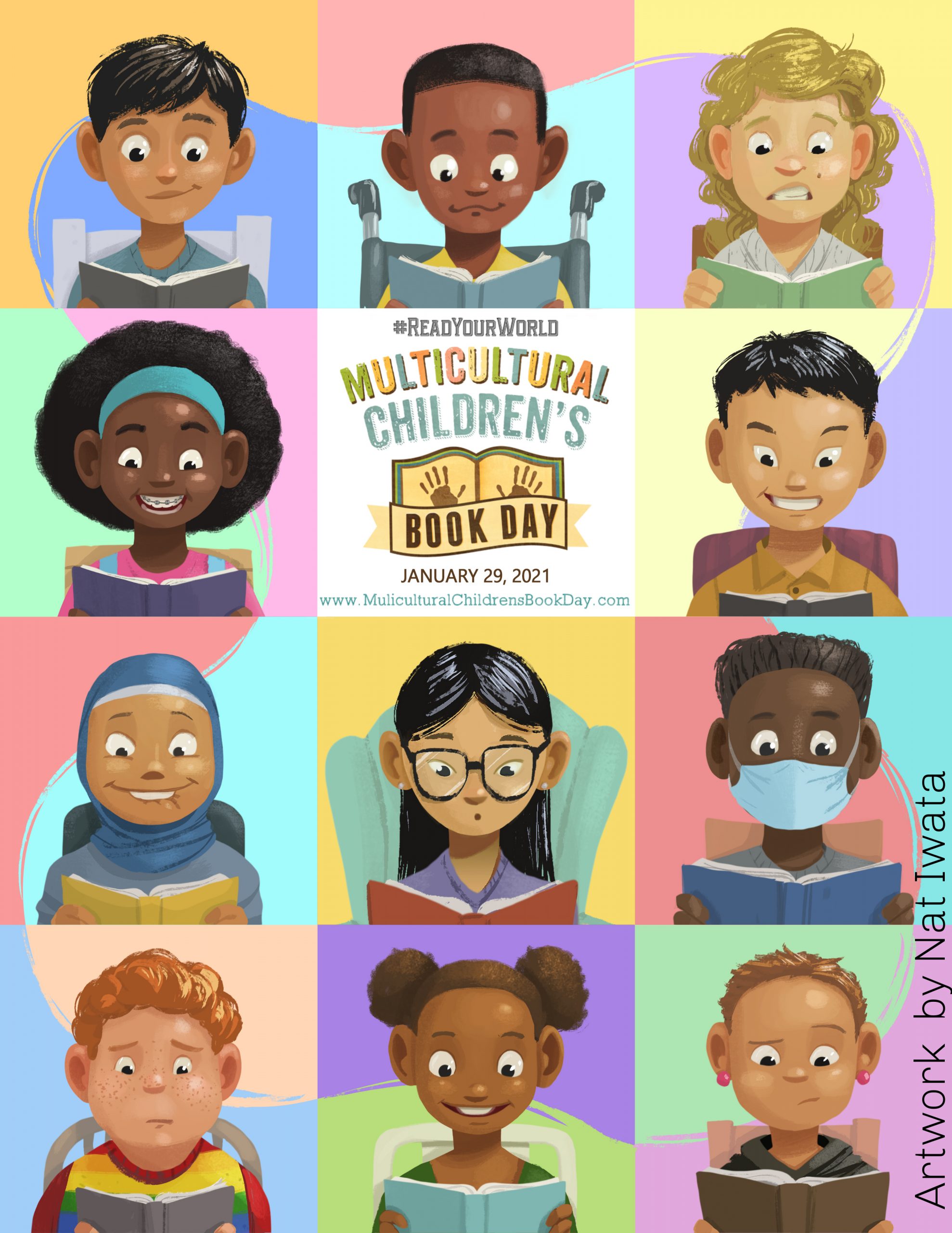 multicultual diversity days of the week poster positive people images display 
