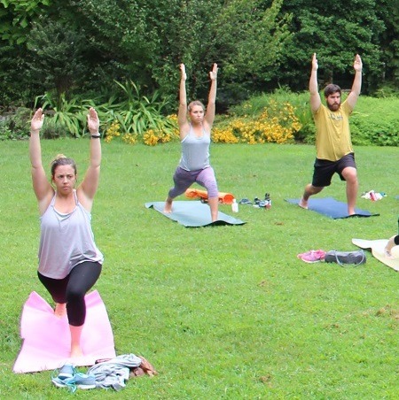 Flowing with Flowers Yoga