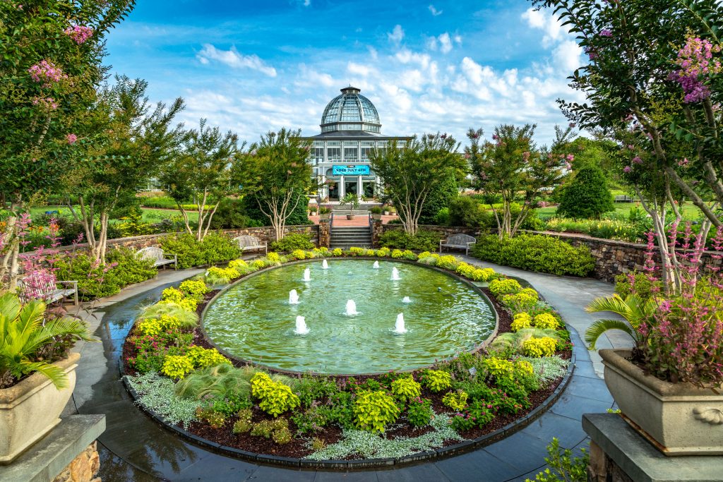 Looking for things to do in Richmond ? Check out the Central Garden at Lewis Ginter Botanical Garden