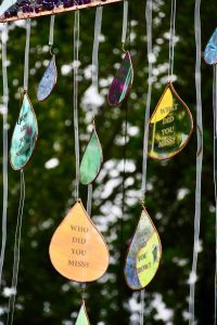 You can enjoy reflective artwork by Cristina Taphouse during Reflections in the Garden