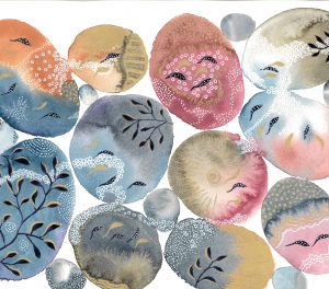 healing art eggs Zentangle by Liz Hambrick
