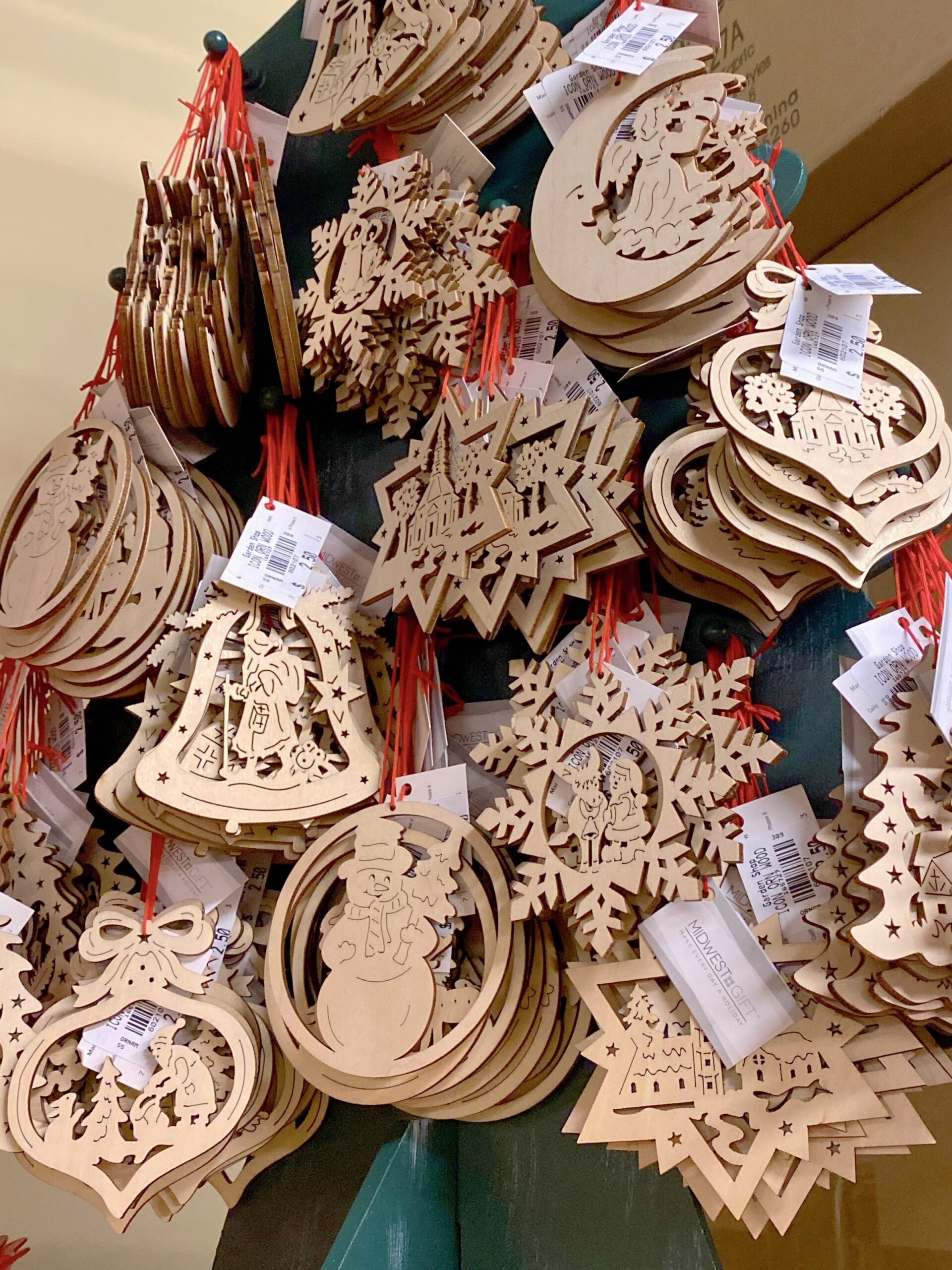 Gift Guide 6 - Wooden Ornaments - Lewis Ginter Botanical Garden