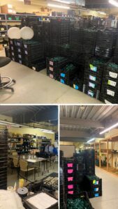 Photos of the basement in the KEC. Photo by Meredith Orne.