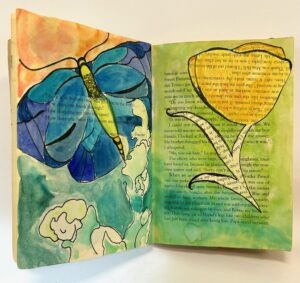 Garden-Inspired Altered and Accordion Books