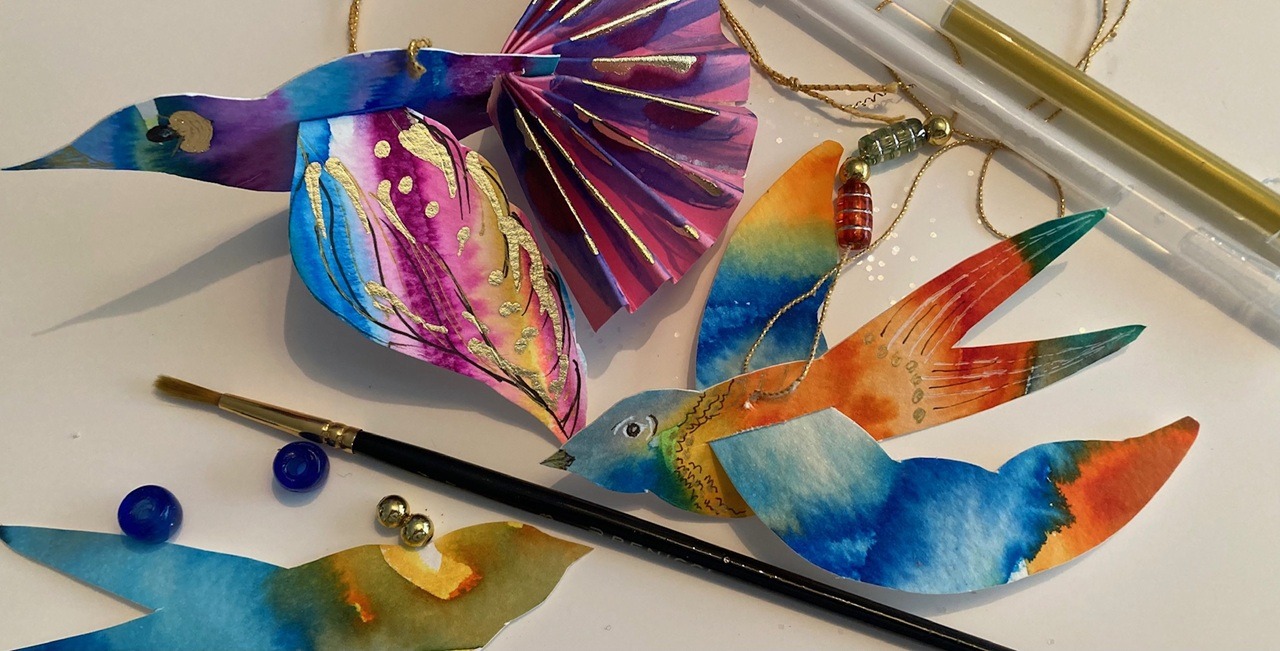 Whimsical Paper Birds Workshop