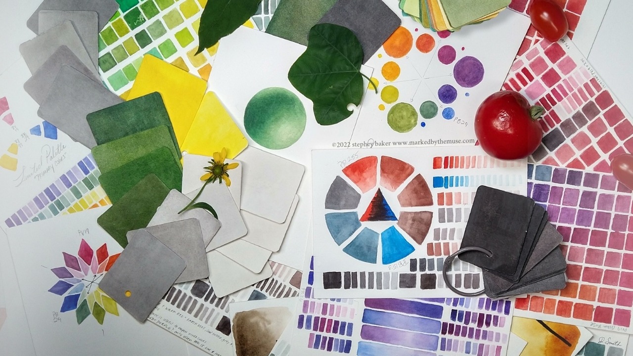 Color Mixing I for Botanical Watercolor